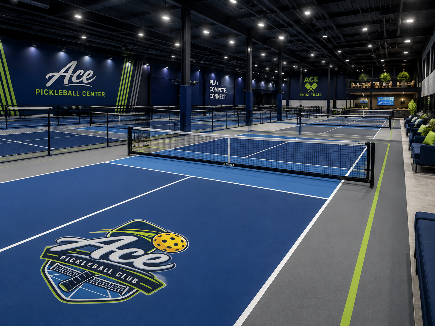 Sân Pickleball trong nhà